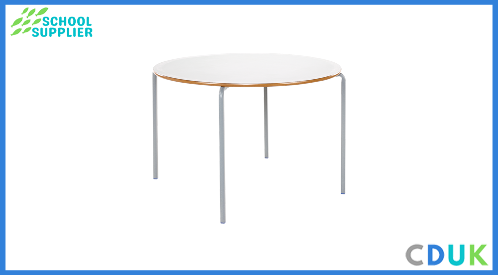 Circular crushed bent table
