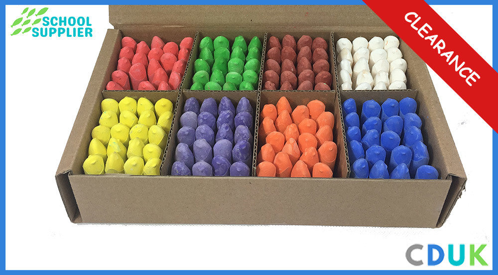 160 coloured chalk box offer