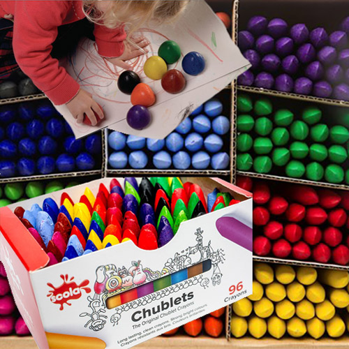 school crayons