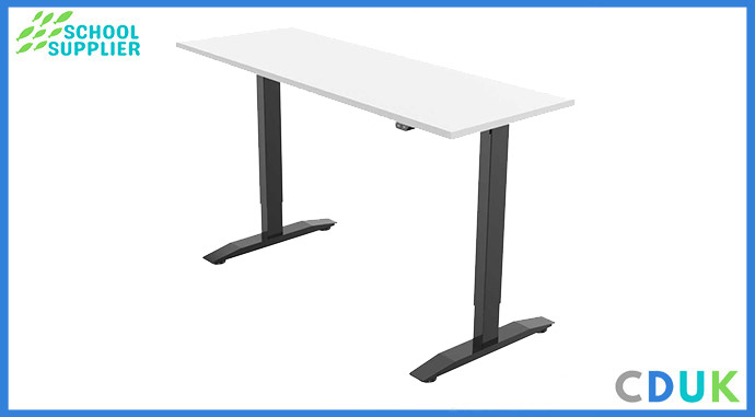 Pupil sit stand adjustable desk