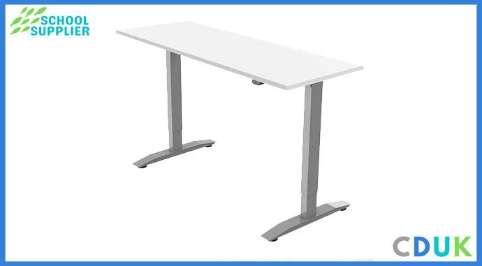 Pupil sit stand adjustable desk